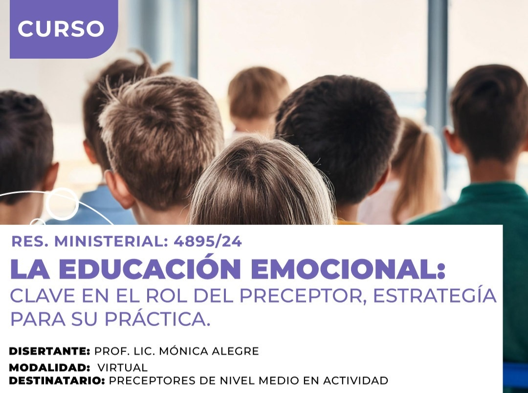 Curso: La educación emocional. clave en el rol del preceptor